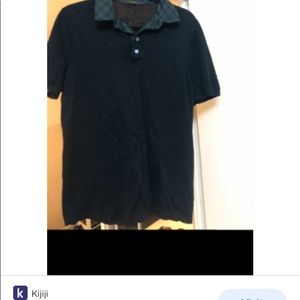 Damier graphite Louis Vuitton polo shirt.